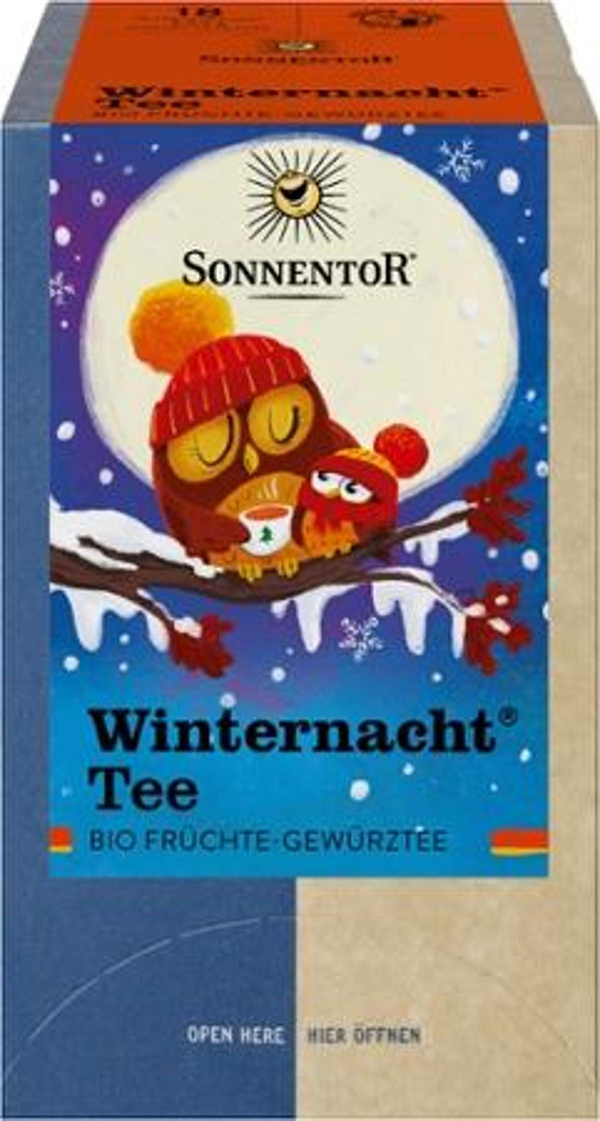 Produktfoto zu Winternacht-Tee im Teebeutel von Sonnentor