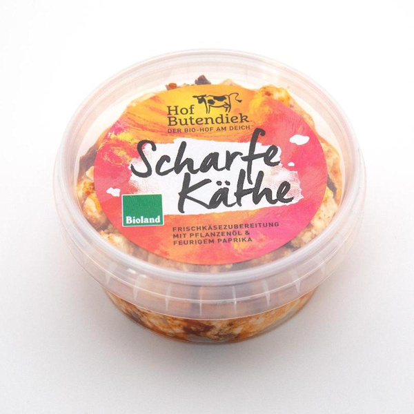 Produktfoto zu Scharfe Käthe Frischkäse mit Paprika, 48% von Butendieker