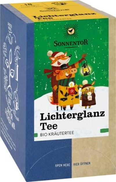 Produktfoto zu Kräutertee Lichterglanz im Teebeutel von Sonnentor