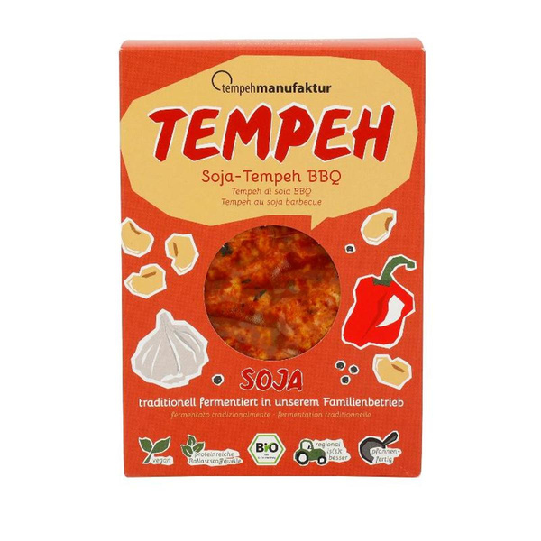 Produktfoto zu Tempeh Soja BBQ von Tempehmanufaktur