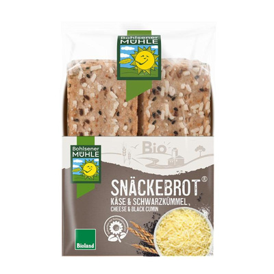 Produktfoto zu Schwarzkümmel Käse Snäckebrot von Bohlsener Mühle
