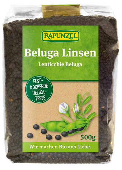 Produktfoto zu Schwarze Beluga Linsen von Rapunzel