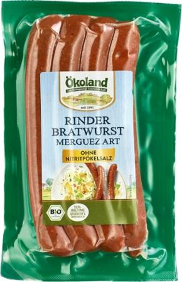 Produktfoto zu Rinder Bratwurst Merguez Art von Ökoland