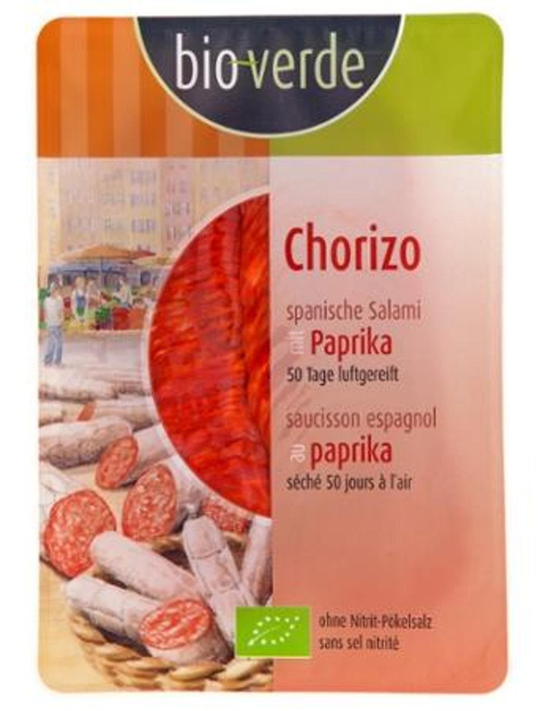 Produktfoto zu Chorizo-Paprikasalami von bio-verde