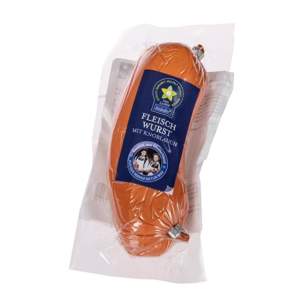 Produktfoto zu Fleischwurst mit Knoblauch von bioladen