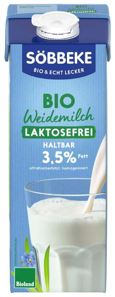 Produktfoto zu H-Milch, laktosefrei, 3,5% von Söbbeke