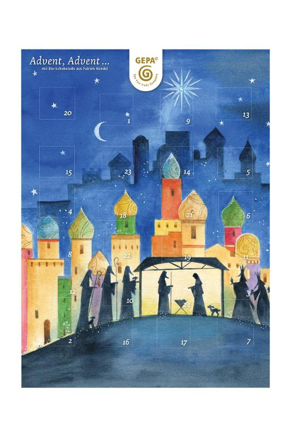 Produktfoto zu Adventskalender Vollmilch von der GEPA