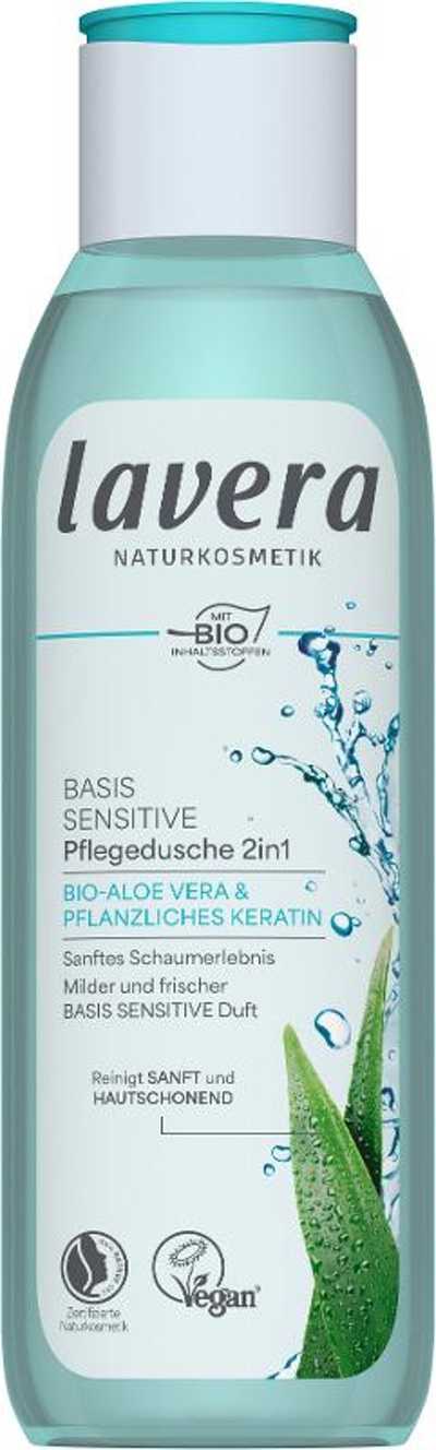 Produktfoto zu Pflegedusche 2in1 Basis Sensitiv von Lavera