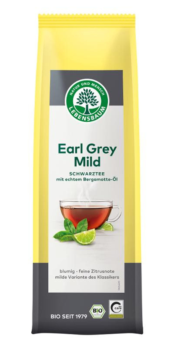 Produktfoto zu Schwarztee Earl Grey mild, lose von Lebensbaum