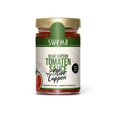 Produktfoto zu Tomatensauce Olive Kapern von SweMa