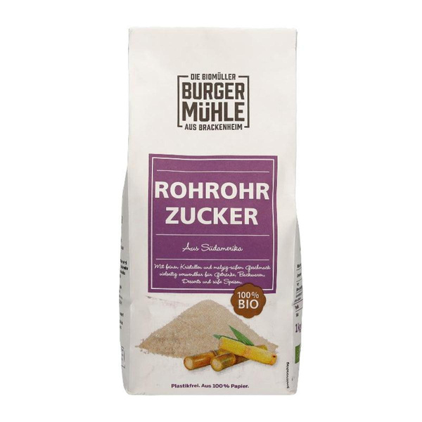 Produktfoto zu Rohrohrzucker von Burgermühle