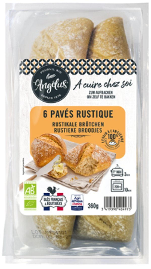 Produktfoto zu Rustikale Brötchen von L'Angélus