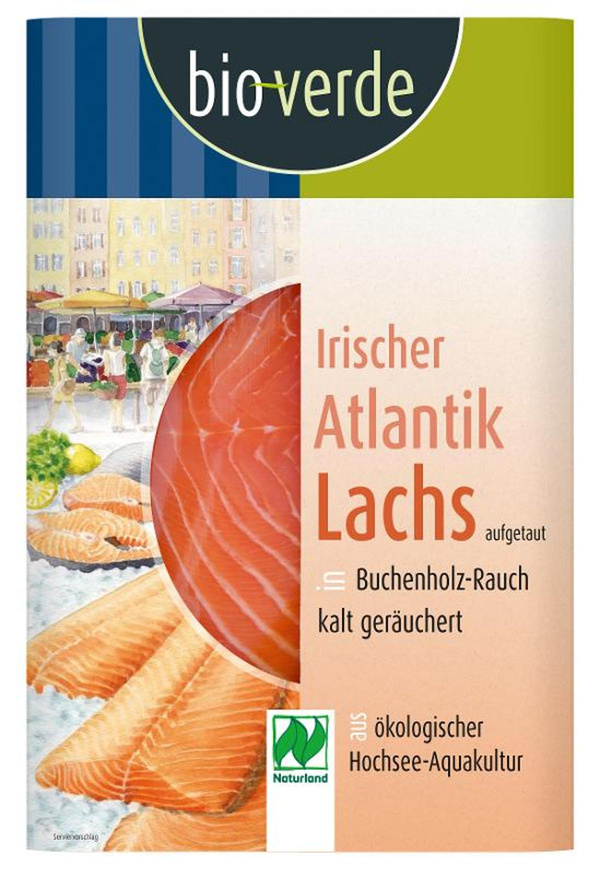 Produktfoto zu Irischer Atlantik-Lachs geräuchert von bio-verde