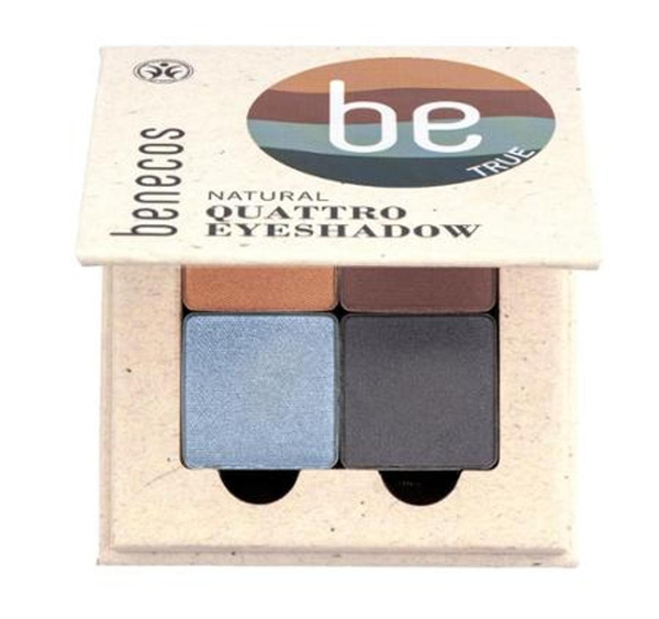 Produktfoto zu Quattro Eyeshadow true blue von benecos