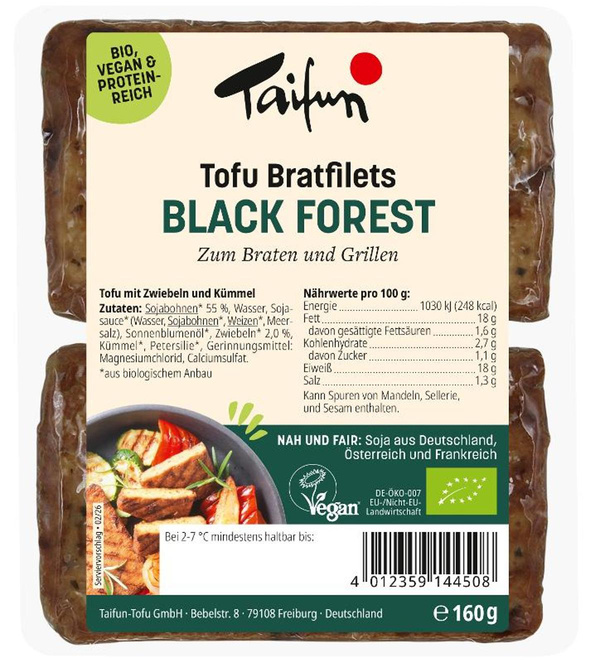Produktfoto zu Bratfilets Black Forest von Taifun