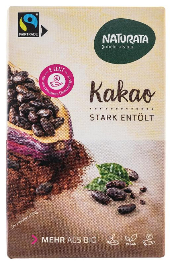 Produktfoto zu Kakao, stark entölt von Naturata