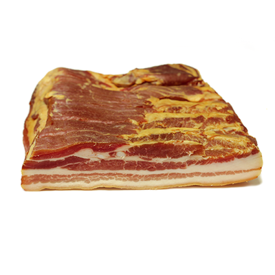 Produktfoto zu Speck, geräuchert und durchwachsen vom Schwein, ca. 200g von Fleischerei Burchhardt