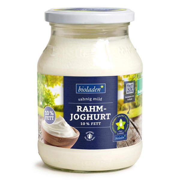 Produktfoto zu Rahmjoghurt mild 10% von bioladen