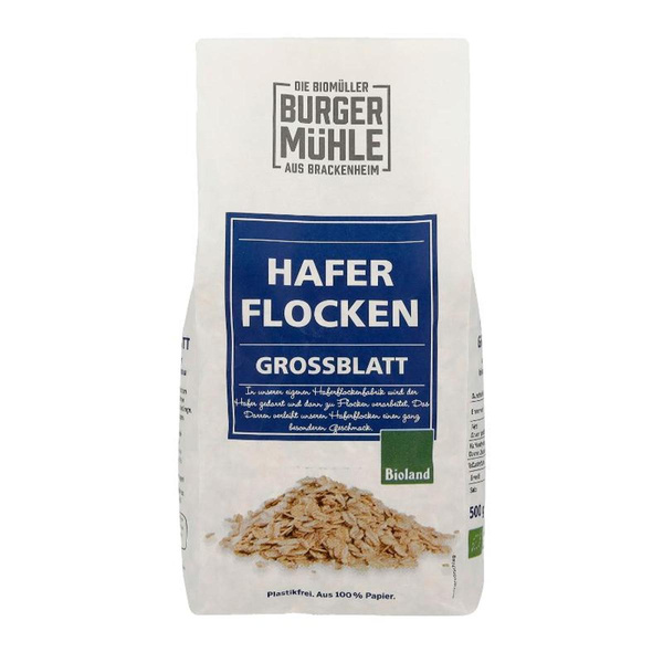 Produktfoto zu Haferflocken Großblatt von Burgermühle