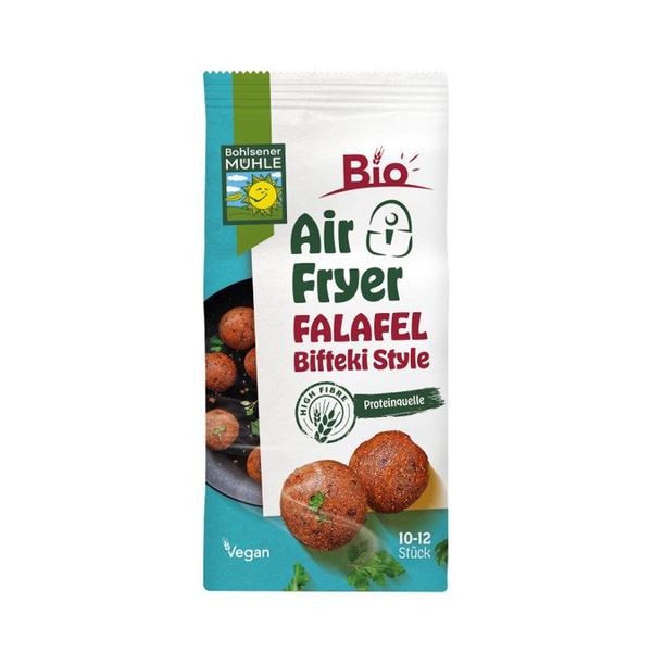 Produktfoto zu Airfryer Falafel Bifteki Style von Bohlsener Mühle