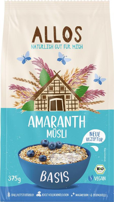 Produktfoto zu Vita Korn Amaranth-Basis-Müsli von Allos