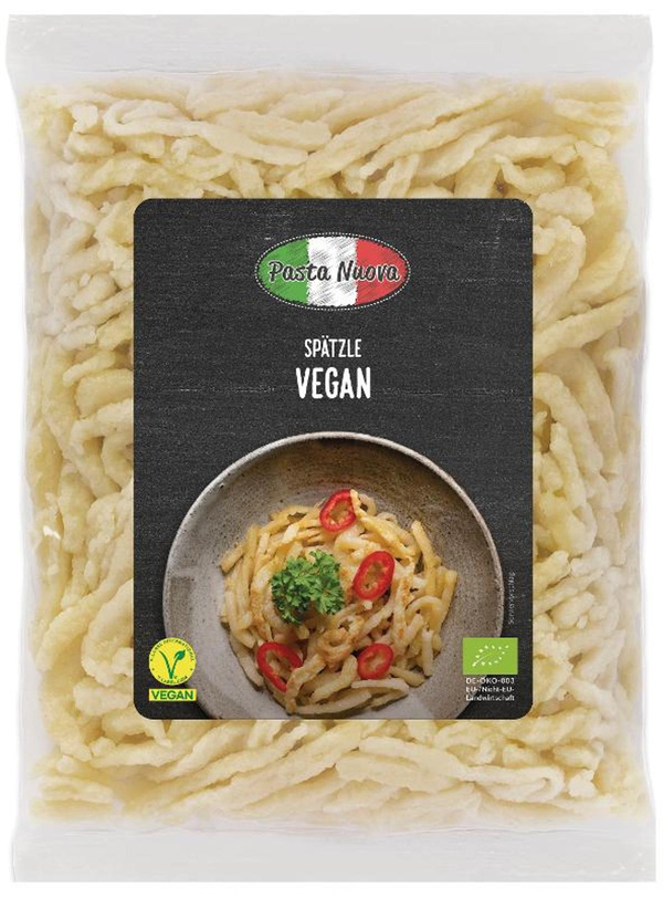 Produktfoto zu vegane, frische Spätzle von Pasta Nuova