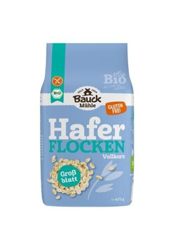 Produktfoto zu Haferflocken, Großblatt glutenfrei von Bauckhof