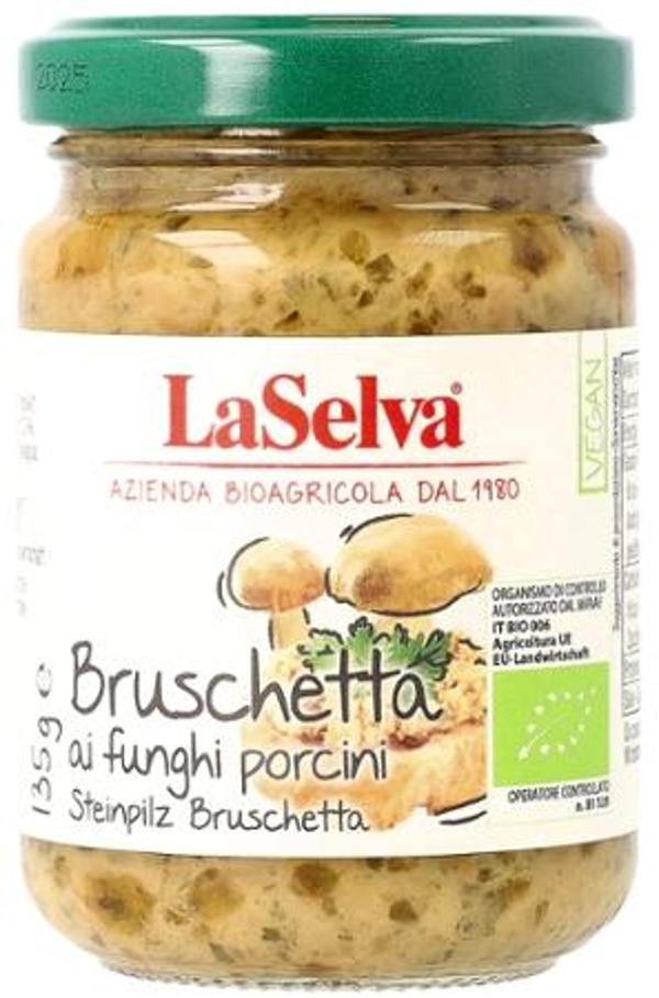 Produktfoto zu Steinpilz Bruschatte von LaSelva